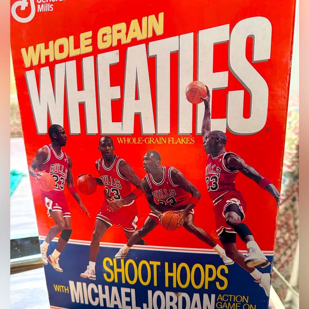 Unopened 1991 Limited edition Michael Jordan cereal box